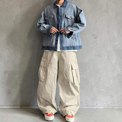 バイカラーデニムジャケット K0898