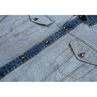 バイカラーデニムジャケット K0898