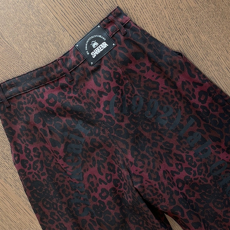 レオパードルーズワイドパンツ K0871