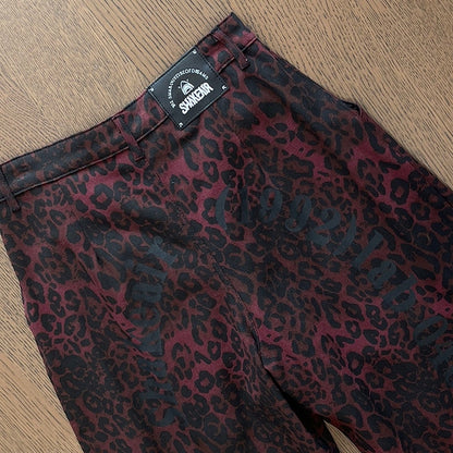 レオパードルーズワイドパンツ K0871