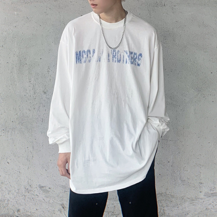Trendy Printed Long-sleeved T-shirt K0065