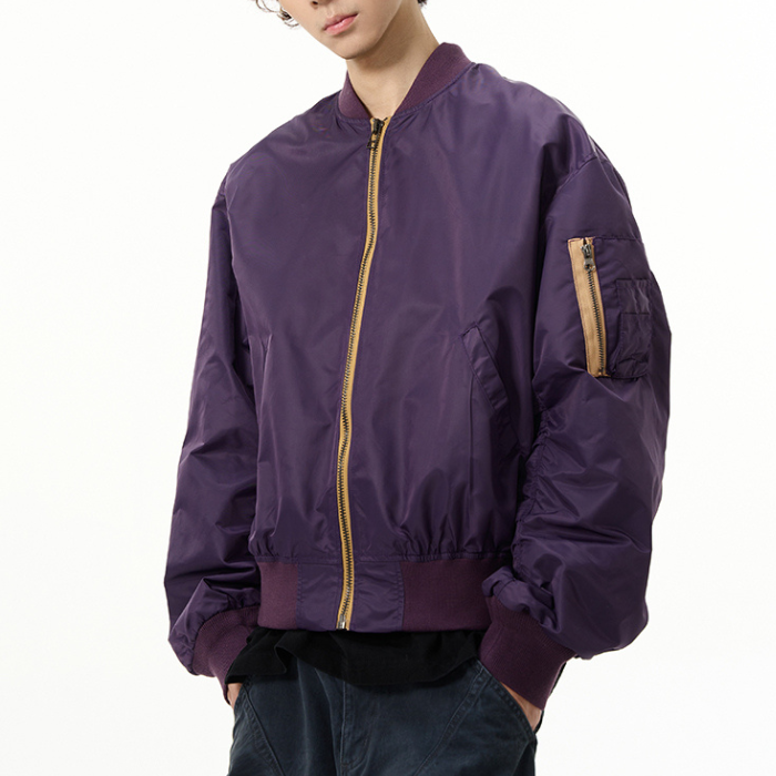 Trendy Baseball Collar Jacket K0224