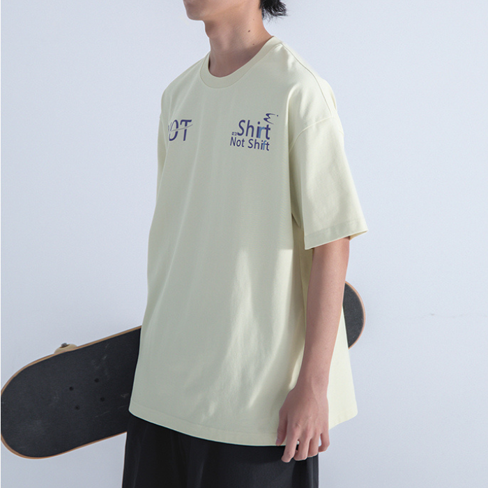 Personalized Round Neck Short-sleeved T-shirt K0279