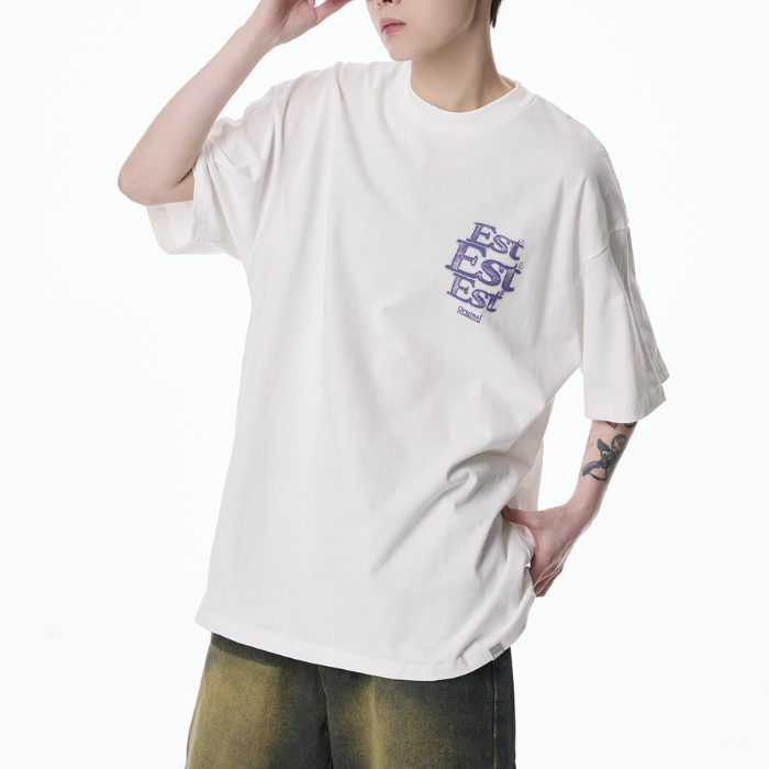 Casual Printed Short-sleeved T-shirt K0305