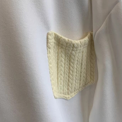 ケーブルアクセントロングTシャツ K0826