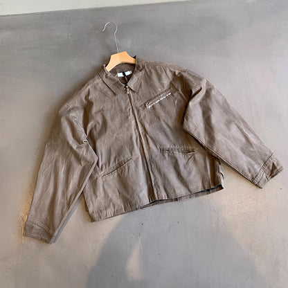 ステンシルグラフィックショートワークジャケット K0678