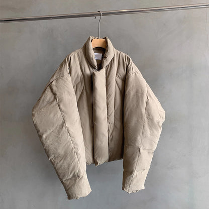 【OUTLET/即納】ミニマルスタンドカラーパファージャケット K0731
