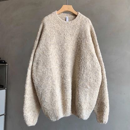 ボリュームブークレクルーネックニット K0730