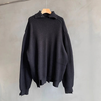 クラッシュカットリブニット K0681