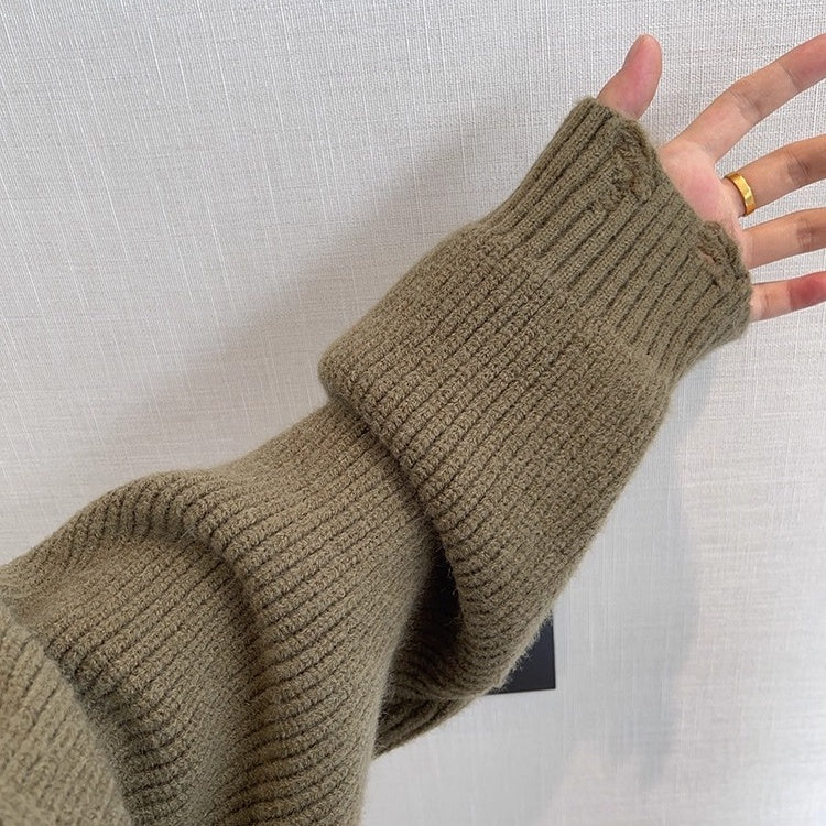 イレギュラーボタンオーバーサイズカーディガン K0720