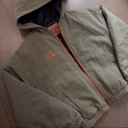 コントラストラインフーディジャケット K0721