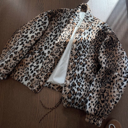 ストリートテイストタイガーボアブルゾン K0742