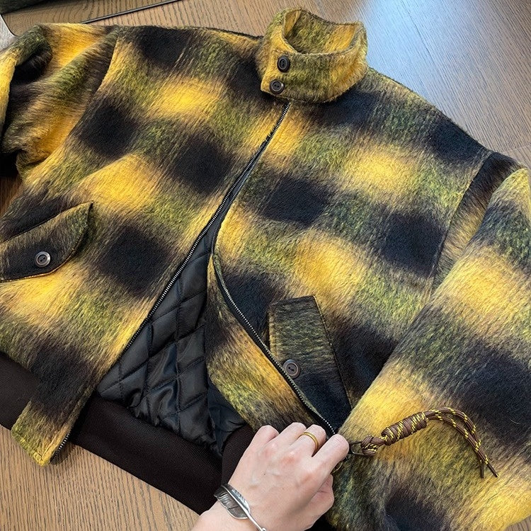 グラデーションチェックジャケット K0751