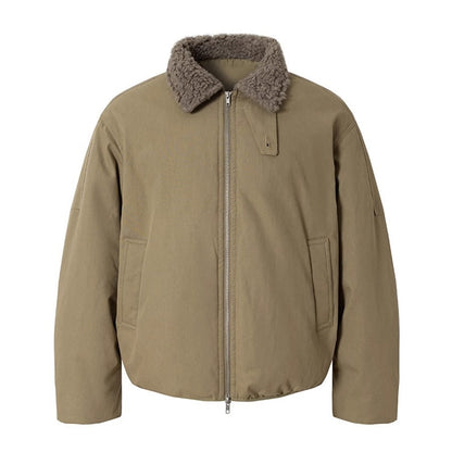 ボアカラージップブルゾン K0771