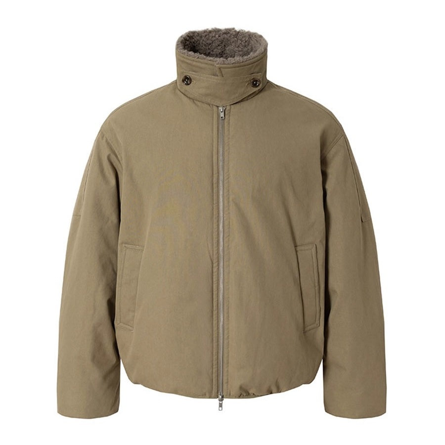 ボアカラージップブルゾン K0771