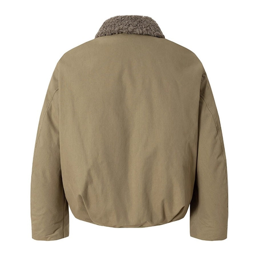 ボアカラージップブルゾン K0771