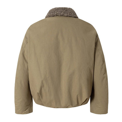 ボアカラージップブルゾン K0771