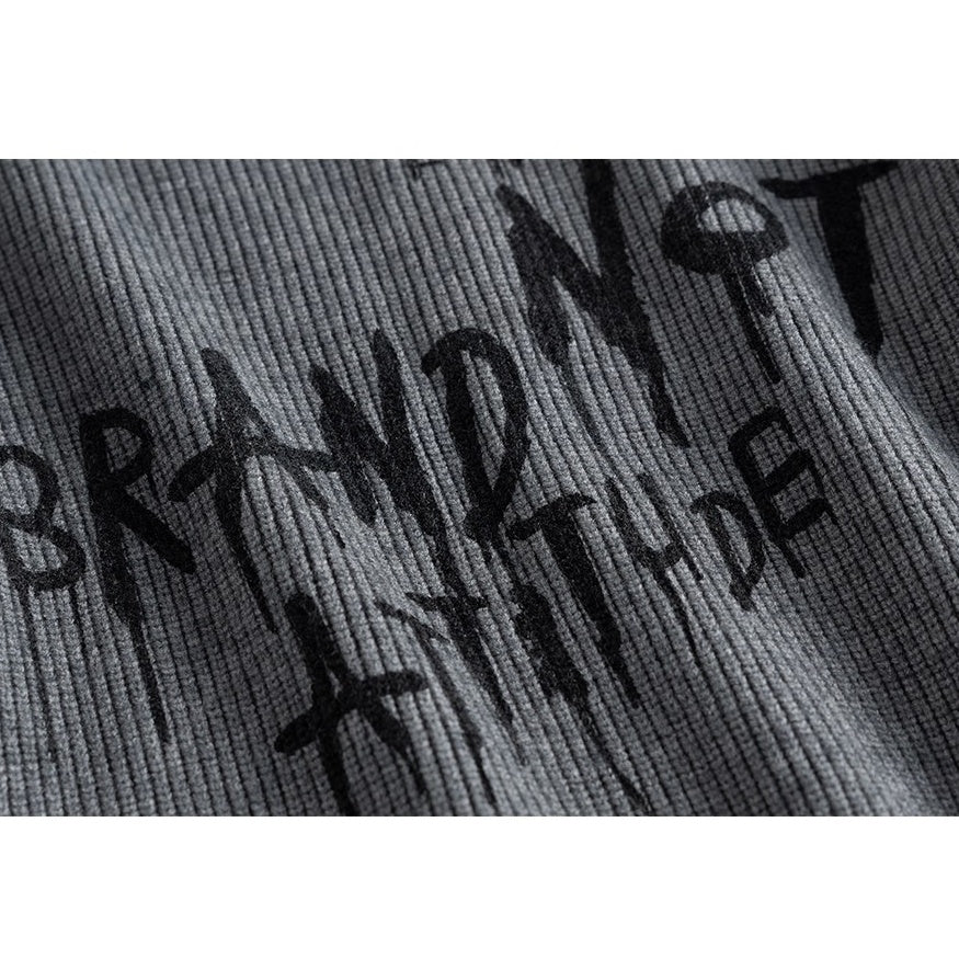 グランジレタリングニット K0761