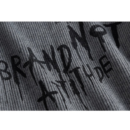 グランジレタリングニット K0761