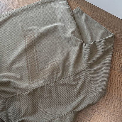 コーデュロイナンバリングロングTシャツ K0623