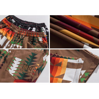 ネイティブパターンワイドパンツ K0832