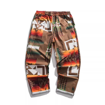 ネイティブパターンワイドパンツ K0832