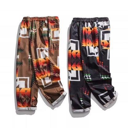 ネイティブパターンワイドパンツ K0832