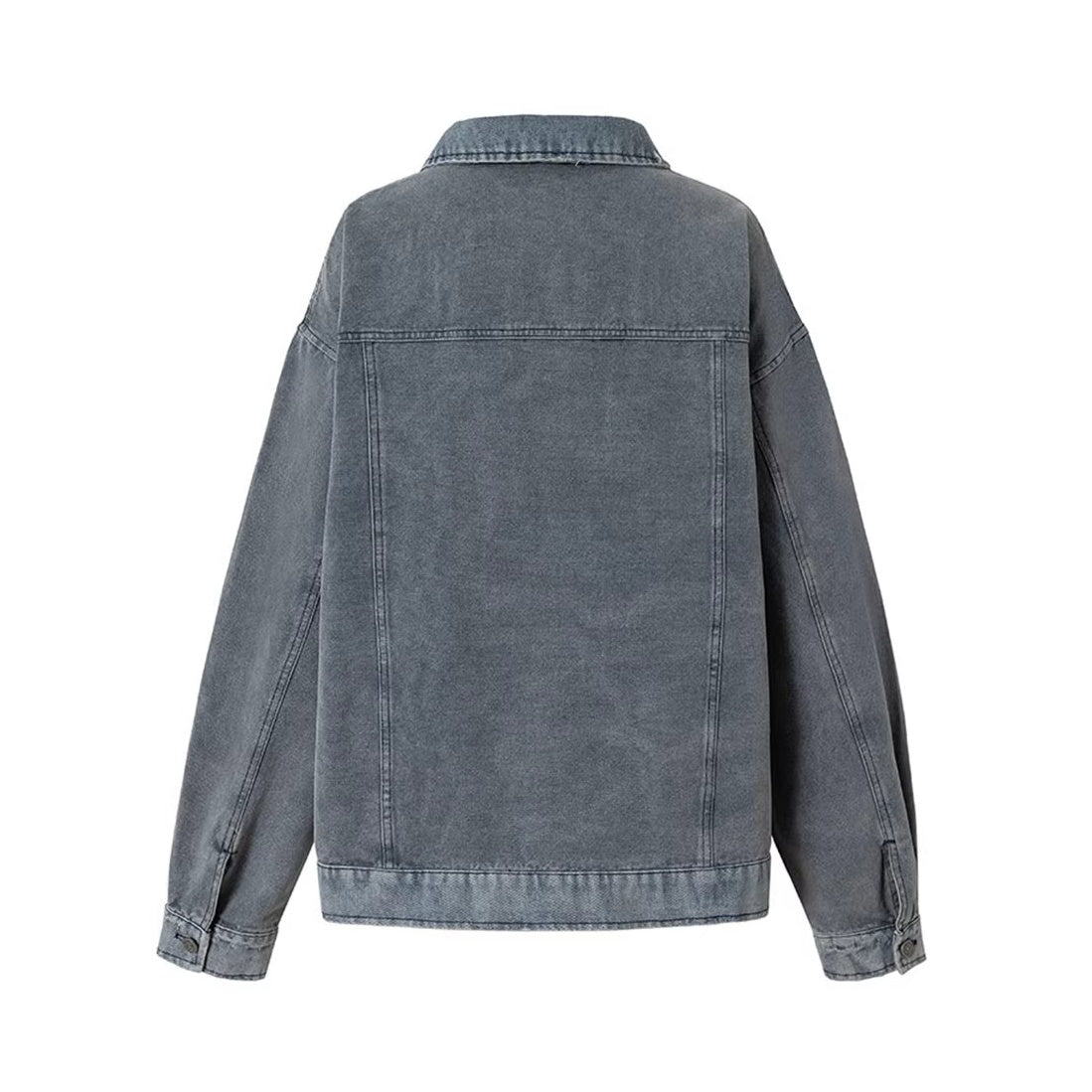 チェックデニムコンビネーションジャケット K0859