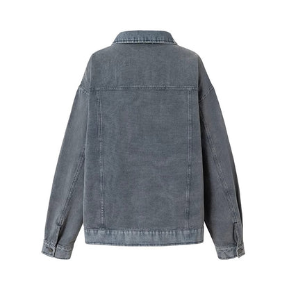 チェックデニムコンビネーションジャケット K0859