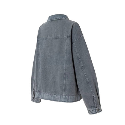 チェックデニムコンビネーションジャケット K0859