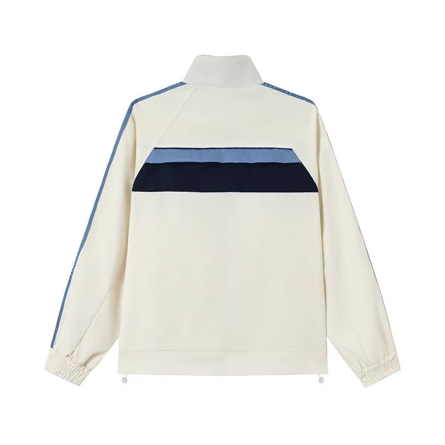 レトロラインスタンドジップジャケット K0861