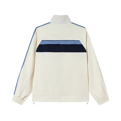 レトロラインスタンドジップジャケット K0861