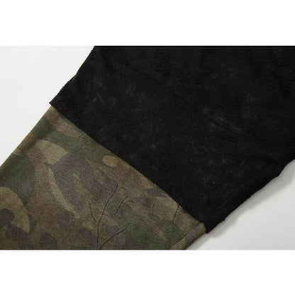 カモフラパネルデザインTシャツ K0857