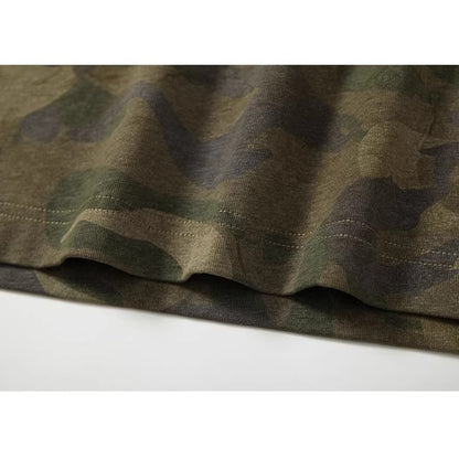 カモフラパネルデザインTシャツ K0857