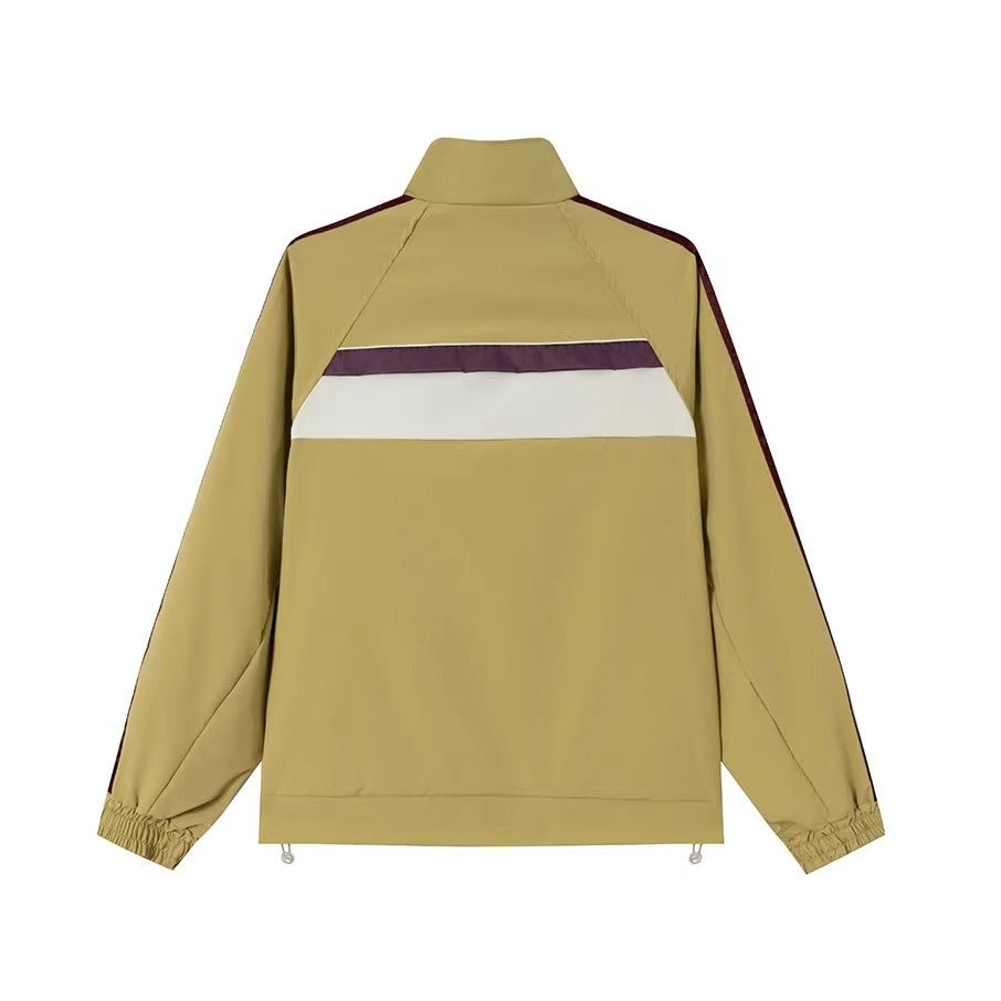 レトロラインスタンドジップジャケット K0861