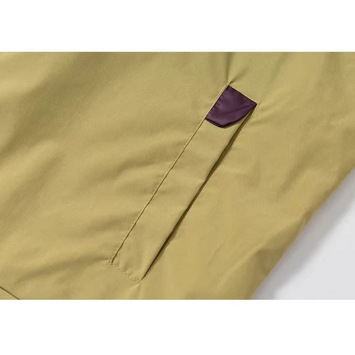 レトロラインスタンドジップジャケット K0861