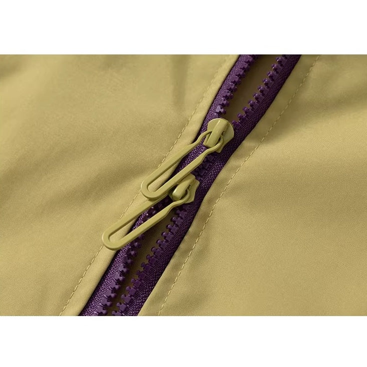 レトロラインスタンドジップジャケット K0861