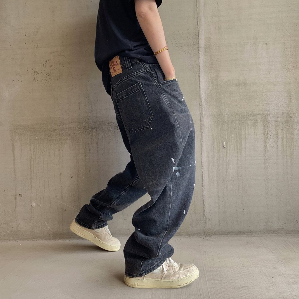 ダメージスプラッシュデニムパンツ K0868