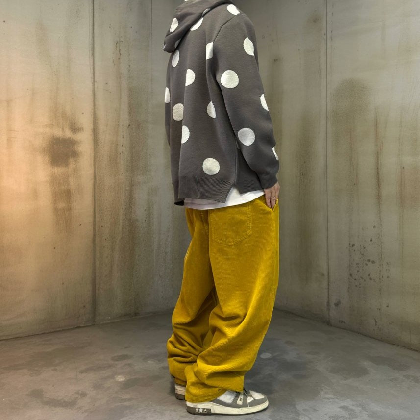 ポルカドットニットパーカー K0756