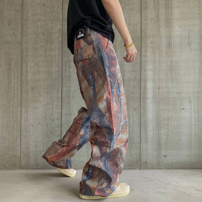 ペインティンググラフィックパンツ K0864