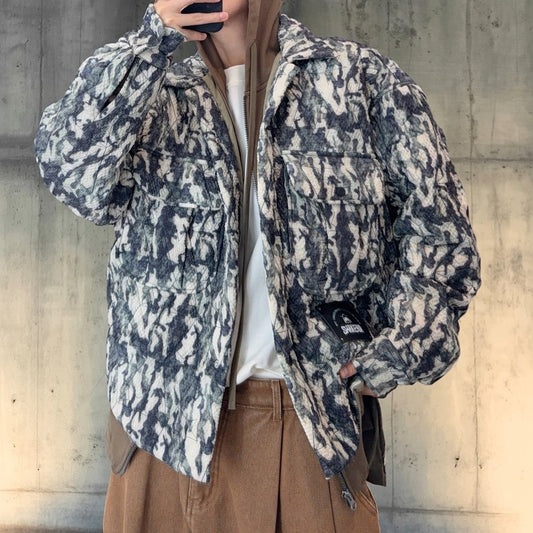 アブストラクトカモフラージュジャケット K0804