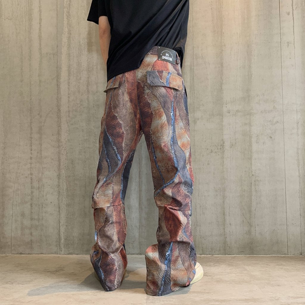 ペインティンググラフィックパンツ K0864