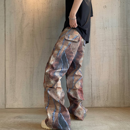 ペインティンググラフィックパンツ K0864