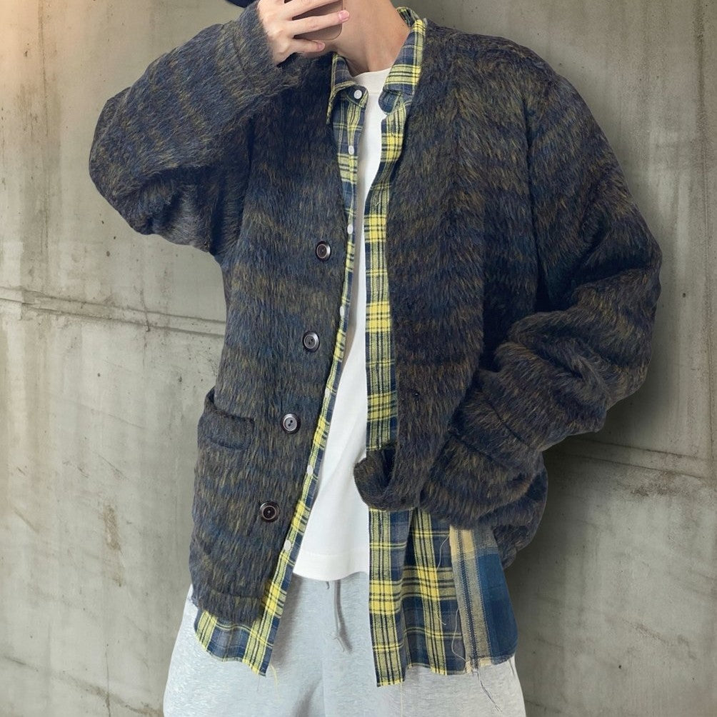 ルーズフォルムミニマルカーディガン K0874