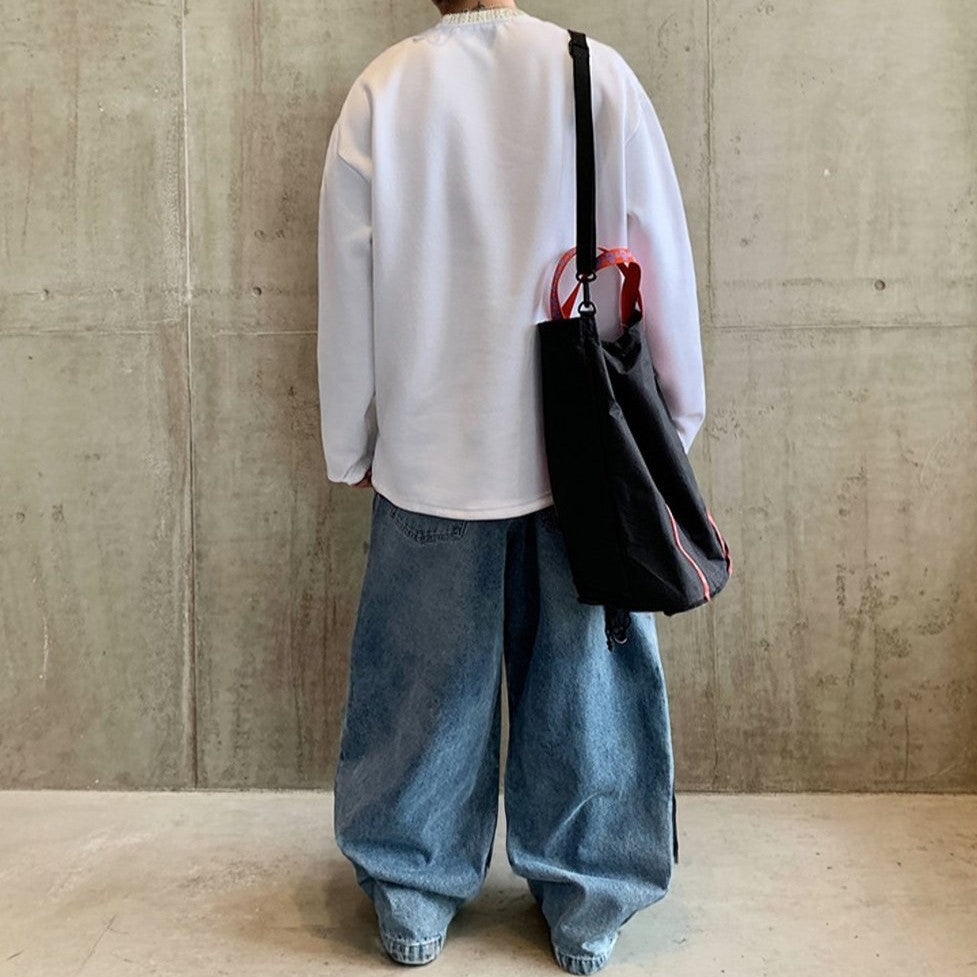 ケーブルアクセントロングTシャツ K0826