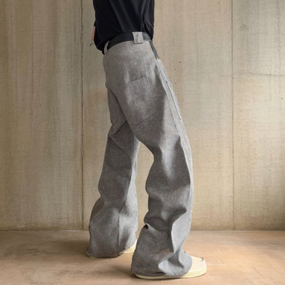 ツートーンポケットワイドパンツ K0866