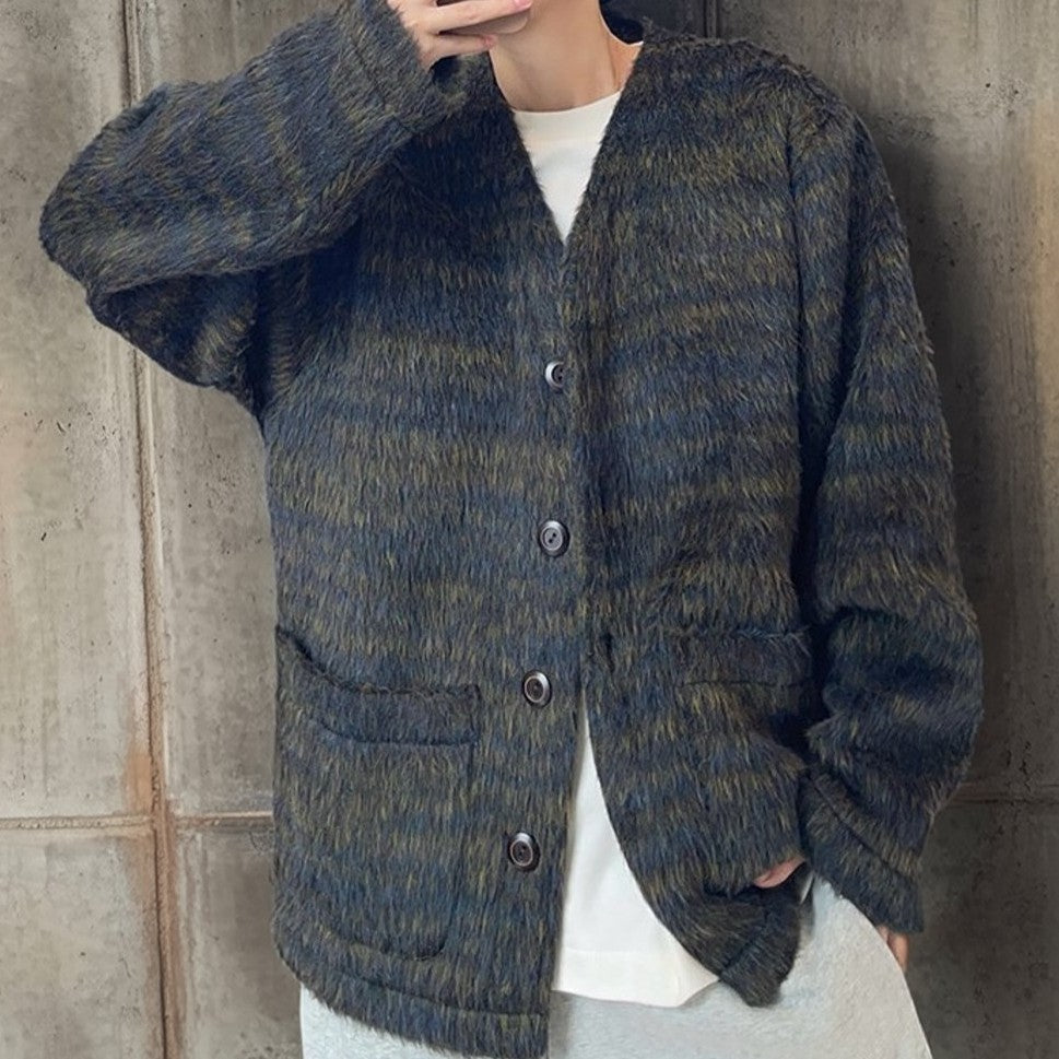 ルーズフォルムミニマルカーディガン K0874