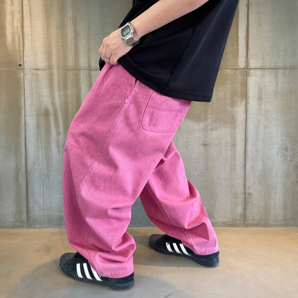 ウォッシュドタックワイドパンツ K0833