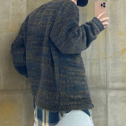 ルーズフォルムミニマルカーディガン K0874