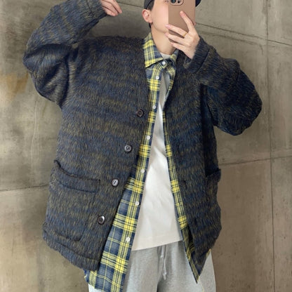 ルーズフォルムミニマルカーディガン K0874